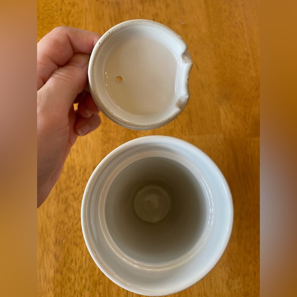 Rae Dunn Ceramic Travel Tumbler Mug “Happy” - Picture 6 of 7